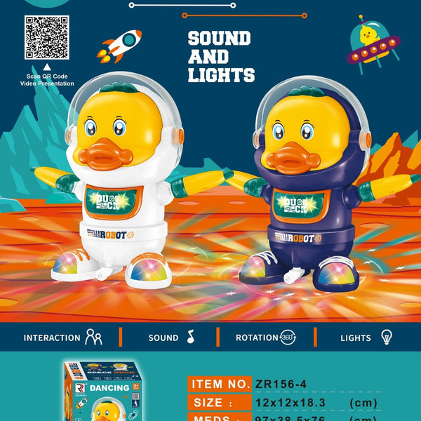 Dancing Space Duck Robot Toy