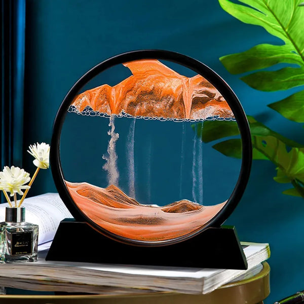 3D Moving Sand Scape Lamp