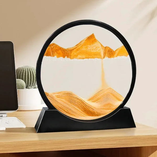 3D Moving Sand Scape Lamp