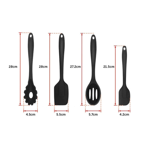 12 PCS Silicone Cooking Utensils Set
